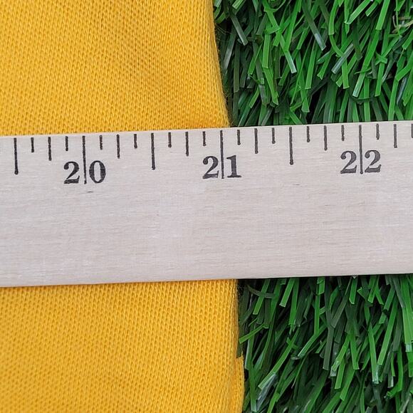 Vintage 90s MOD Collared Sweatshirt Medium 21x23 Crop Baggy - Picture 9 of 12